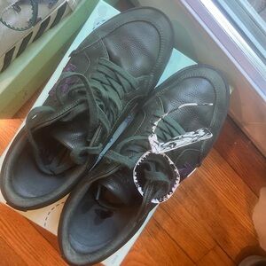 Off White Vulcanized Low Top Sneakers